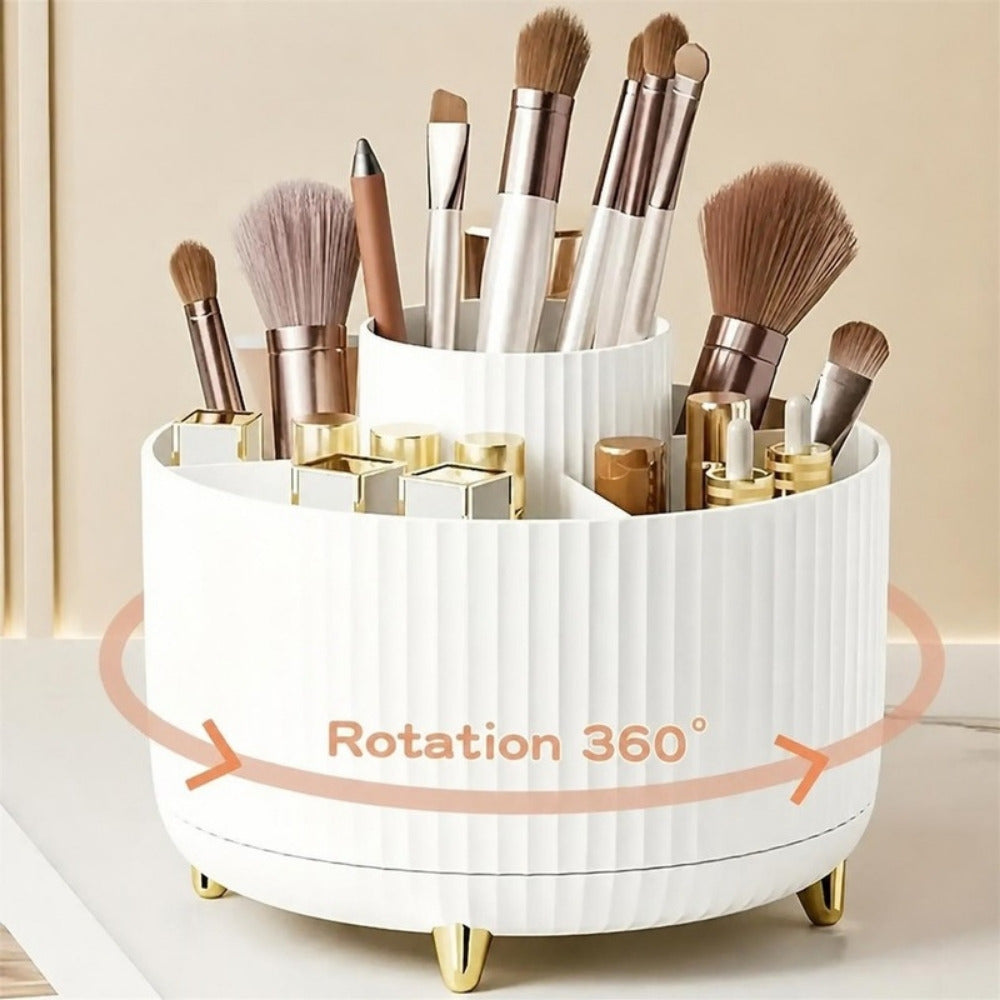 Organisateur de maquillage rotatif 360°