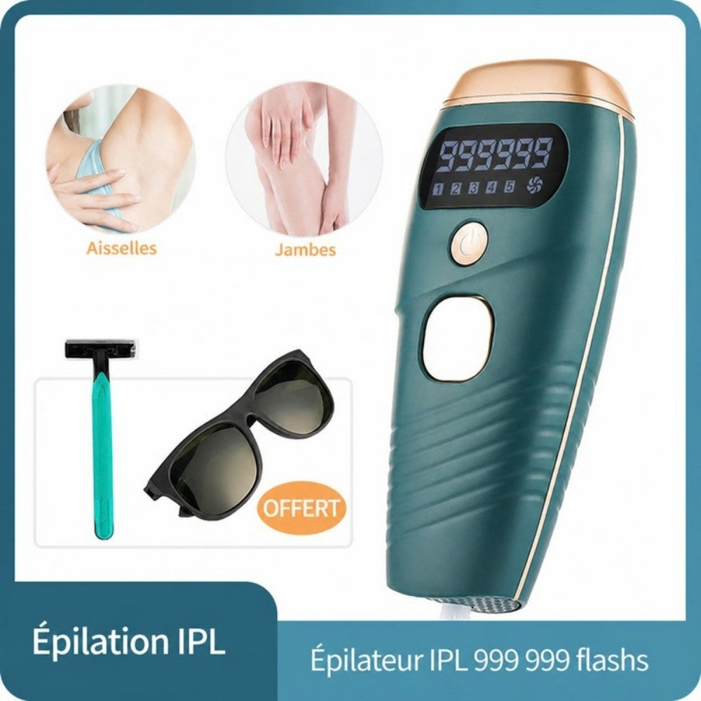 Épilateur IPL lumière pulsée 999 999 flashs – photo 1 | CosmétiquebyMk