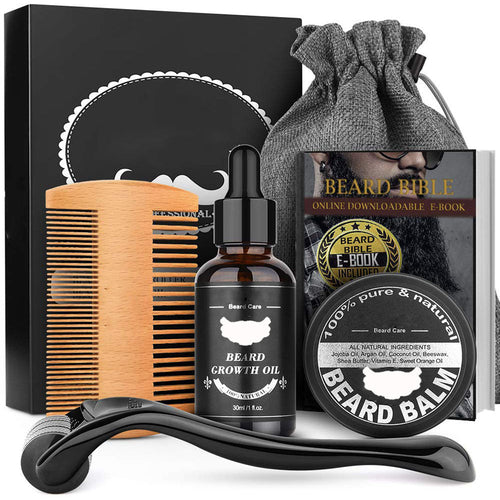 Kit de Toilettage Barbe 5-en-1 — Soin Complet pour Homme