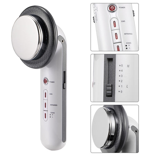 Masseur Ultrasonique Lifting & Minceur — Infrarouge, 5 Modes, Visage & Corps