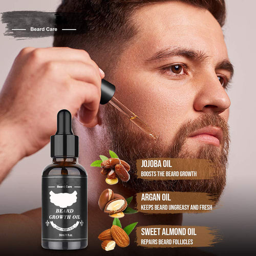 Kit de Toilettage Barbe 5-en-1 — Soin Complet pour Homme