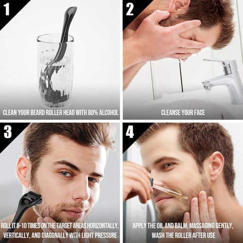 Kit de Toilettage Barbe 5-en-1 — Soin Complet pour Homme