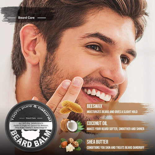 Kit de Toilettage Barbe 5-en-1 — Soin Complet pour Homme