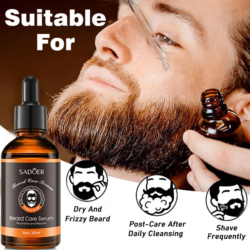 Kit de soin barbe 6 pièces – huile à barbe | CosmétiquebyMk