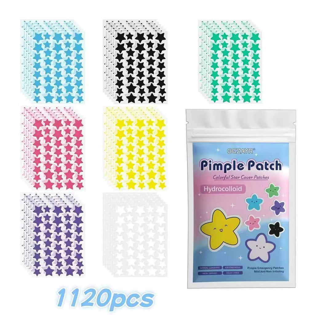 Patchs étoiles hydrocolloïdes, lot de 1120 – photo 3 | CosmétiquebyMk