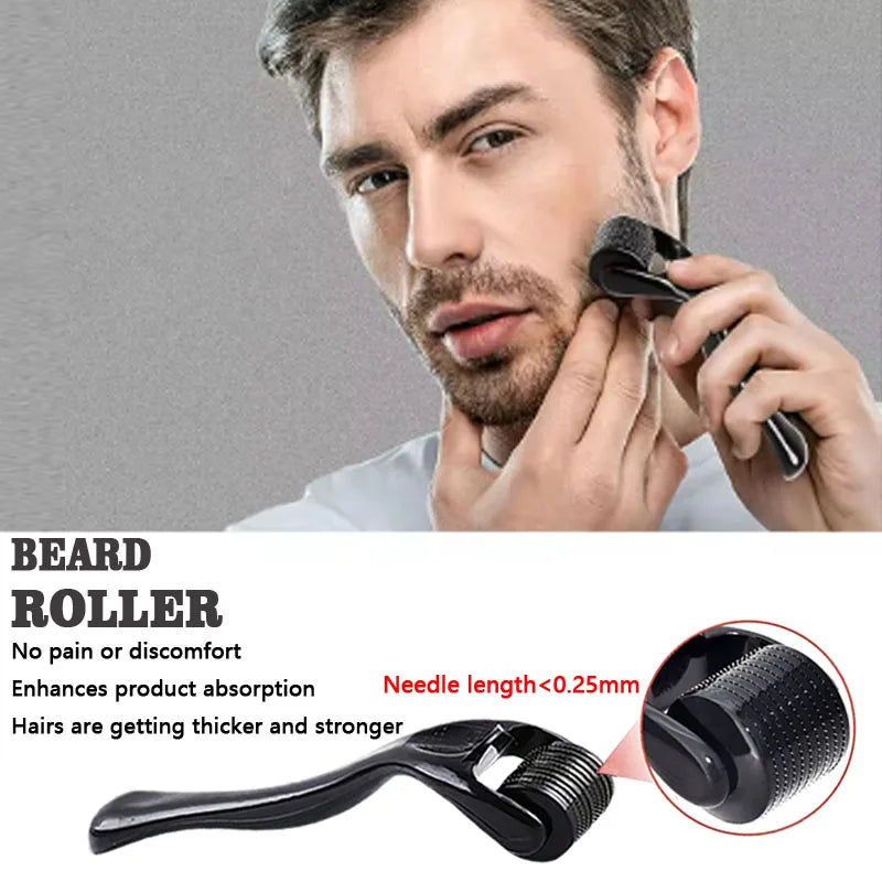 Kit de soin barbe 6 pièces – rouleau à barbe | CosmétiquebyMk