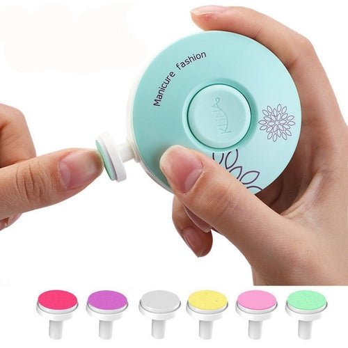 Lime À Ongles Électrique Bébé & Adulte — Sûr, Silencieux & Portable