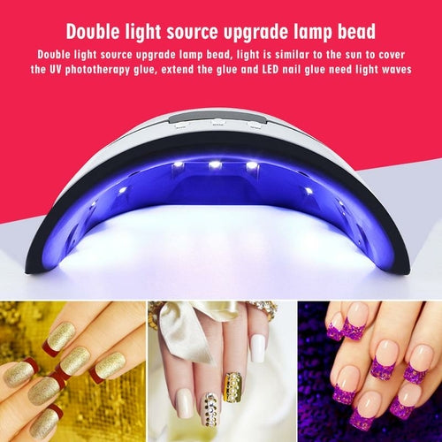 Lampe UV LED Sèche-Ongles 36W — Capteur Infrarouge, Séchage en 30 Secondes
